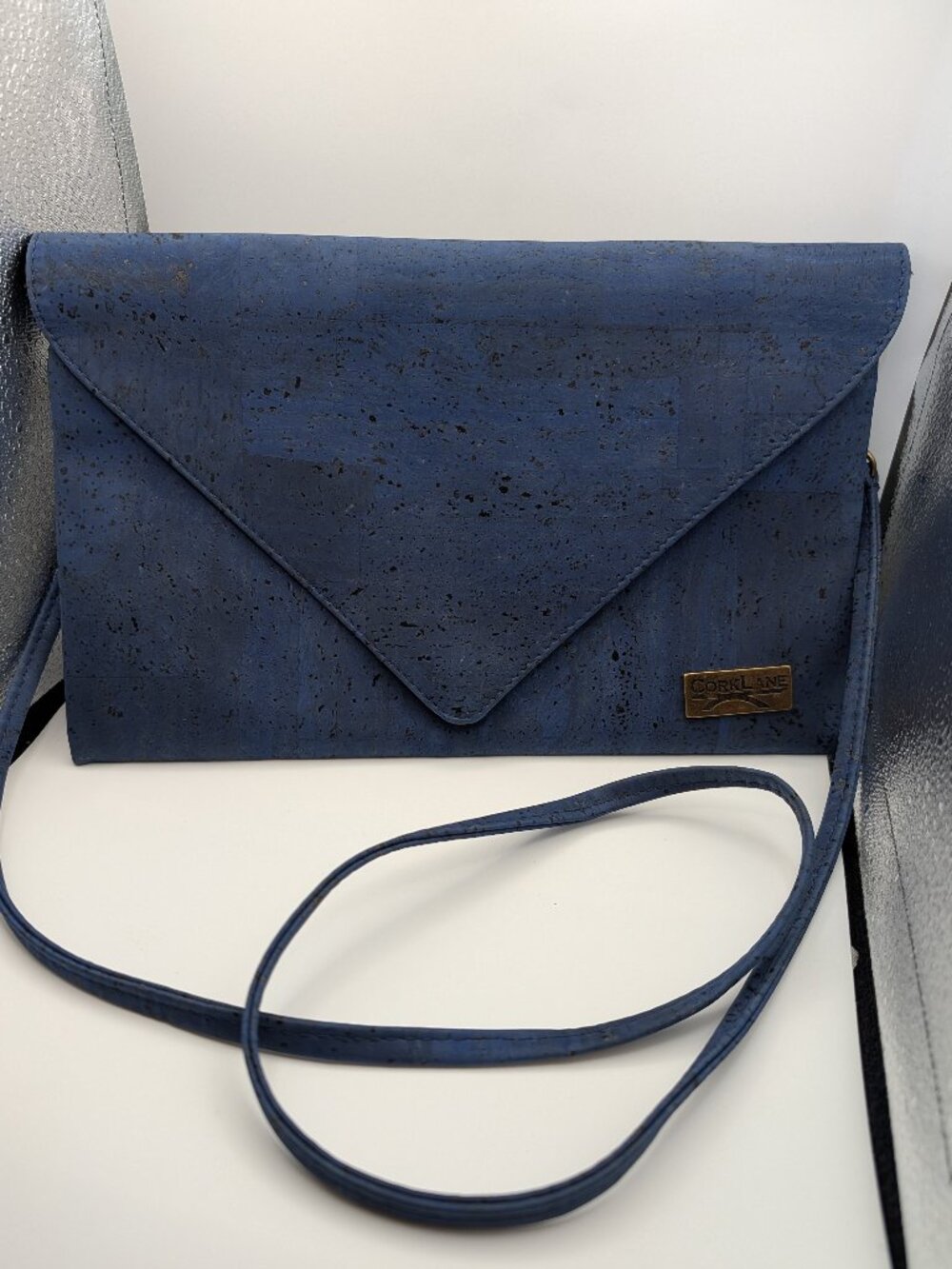 Blue Corklane Envelope Crossbody / Clutch